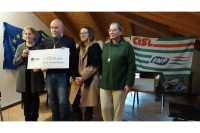 Donazione di CISL a Caritas Parma in nome della condivisione d'intenti