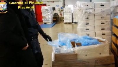 il maxi sequestro di carne compiuto dalla Guardia di Finanza di Piacenza