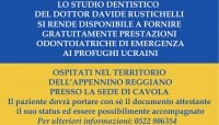 Cavola (RE). Studio dentistico si offre per profughi ucraini