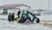 Castel Maggiore - Ondata di maltempo e fiumi in piena - 6 carabinieri feriti