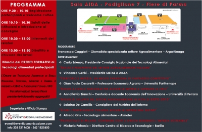 Parma - Convegno dei Tecnologi Alimentari a Cibus 2014