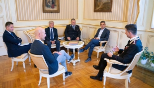 Il nuovo comandante dei carabinieri ricevuto in municipio