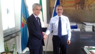 Expo 2015, il presidente Trespidi incontra Alberto Mina del Padiglione Italia