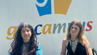 Valentina Barbarini e Alessandra Cinque del progetto DiversitAbility fra le ospiti all'Open Day organizzato da GioCampus.