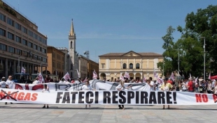 No Biometano: Trattorata, Biciclettata e Corteo a Piedi a Reggio Emilia