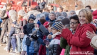 i bambini presenti questa mattina al comando dei Vigili del Fuoco di Parma