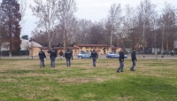 Parco Novi Sad - Foto di repertorio durante i frequenti controlli di Polizia