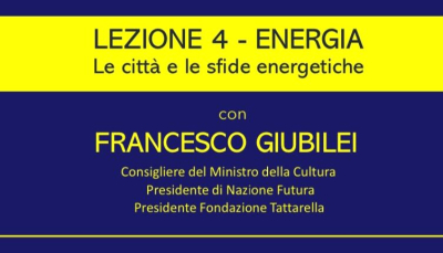 Scuola Di Politica Visione Italia: Giovedì 19 gennaio lezione su energia e ambiente Con Francesco Giubilei
