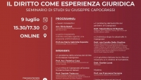 Il Diritto come esperienza giuridica. Seminario di studi su Giuseppe Capograssi