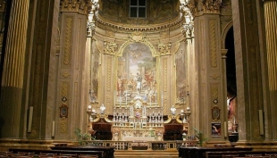 Interno chiesa San Gaetano e Bartolomeo a Bologna