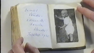  Immagine dal video sul diario della madre di Daniel Spoerri
