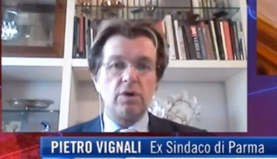 Pietro Vignali a TgCom 24 parla del quoziente Parma per contrastare la crisi