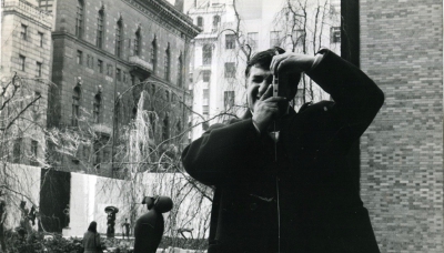 Emilio Scanavino al MoMA Museum of Modern Art di New York City, 1961. Archivio Scanavino