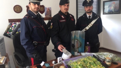 Fornovo Taro: Coltivava marijuana in casa denunciato dai Carabinieri