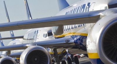 Aereo Ryanair perde ruota in fase di decollo: atterraggio d&#039;emergenza