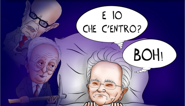 SatiQweb, la vignetta satirica della settimana, prende di mira la questione &quot;Zanda&quot;