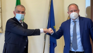 Sergio Tommasini, Manager della società Reggiana Airone incontra a Roma il sottosegretario alla salute Andrea Costa