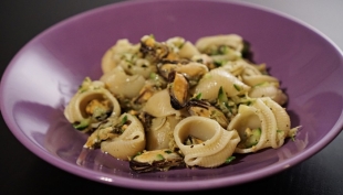 La ricetta da provare: Conchiglioni “Andalini”, zucchine, ragù di cozze e zeste di limone