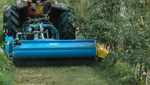 Vigneti. Per la migliore pacciamatura la trincia SDS di Nobili spa.  (Video)