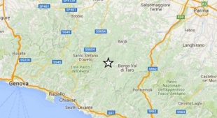 Scossa di terremoto nel Parmense