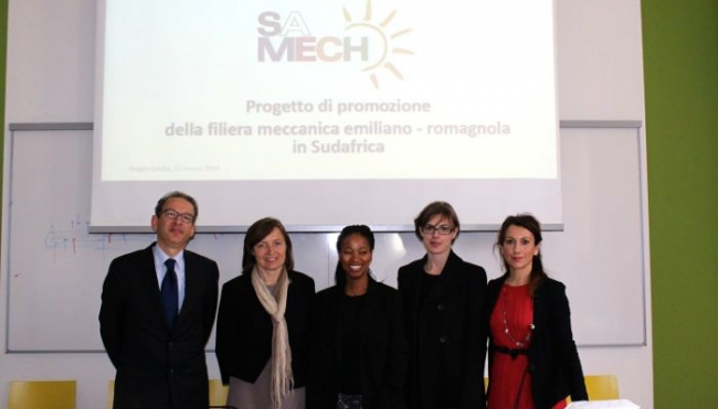 Reggio Emilia - Con il Progetto Sa Mech le eccellenze emiliano-romagnole della filiera meccanica volano in Sudafrica