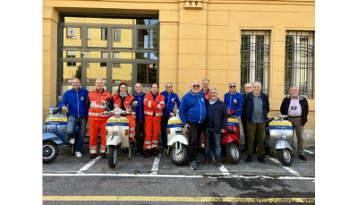 Un dono importante: la Pubblica e il gesto di solidarietà del Vespa Club Parma