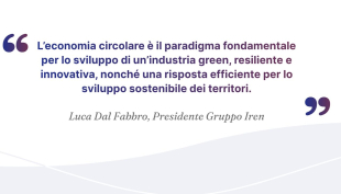 Economia circolare, le best practice Iren a Ecomondo