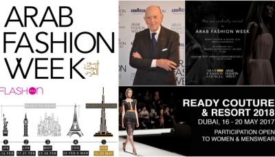 Arab Fashion Week – Dubai 16 – 20 maggio 2017