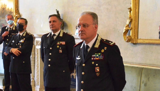 Visita del Generale Davide Agrisani al comando carabinieri di Parma