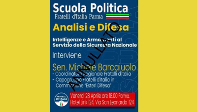 Annullato l&#039;incontro con il senatore Michele Barcaiuolo a Parma