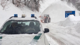 Tempestivo intervento della Provincia a seguito di una slavina a Ligonchio