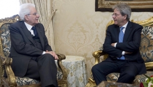 Mattarella e Gentiloni a colloquio - foto Quirinale