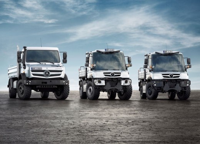 Mercedes - Benz Unimog,eletto &quot;off road vehicle of the year 2013&quot;
