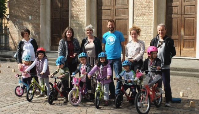 Bambini in bicicletta, il primo appuntamento di “Due Passi – Due Ruote”