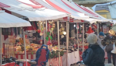 Mercatino natalizio - Foto di repertorio - Piacenza 