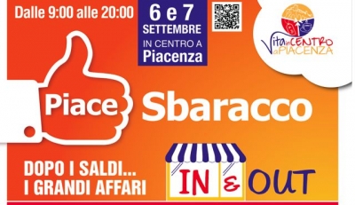 Piacenza - Sbaracco, due giorni di occasioni in centro storico