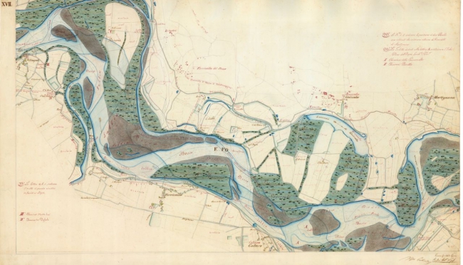Digitalizzata e accessibile a tutti la cartografia storica del Po di AIPo