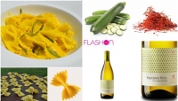 FARFALLE alle ZUCCHINE e ZAFFERANO in abbinamento con SAUVIGNON BLANC