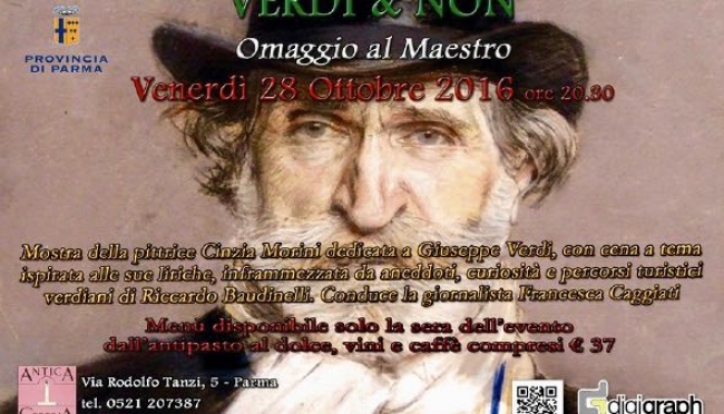 VERDI &amp; NON: omaggio al Maestro venerdì 28 ottobre all&#039;Antica Cereria