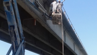 Guastalla, procedono i lavori al ponte sul Po