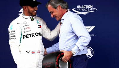 F1, Spagna: Pirelli show per Hamilton