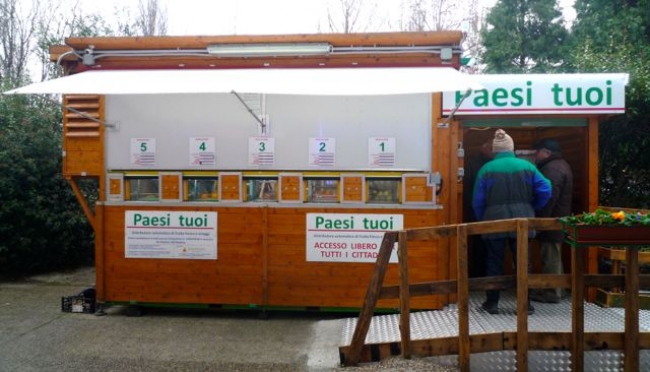 A Modena il primo distributore automatico di frutta fresca