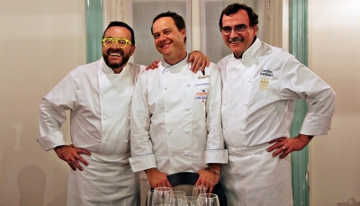 Tanti Auguri Big Luciano: tre chef stellati in scena