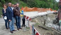 Piacenza - Dissesti franosi, in corso l'intervento di messa in sicurezza lungo la strada provinciale a Vernasca
