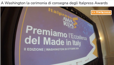 A Washington la cerimonia di consegna degli Italpress Awards ... (video)