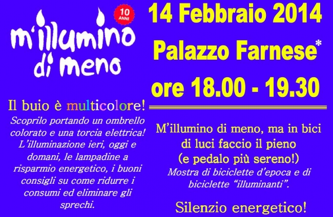 Piacenza, le iniziative per &quot;M&#039;illumino di meno&quot;