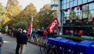 Attacco alla sede della CGIL di Roma.