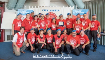 Gianluca Robuschi di Parma premiato Angelo dell&#039;Anno 2019 dall&#039;Associazione di volontariato City Angels