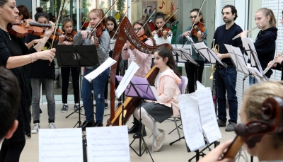 Gli allievi del Conservatorio Peri Merulo di Reggio Emilia