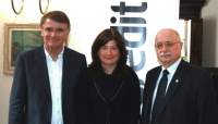 Nella foto, da sinistra, Renzo Piraccini, Presidente di Cesena Fiera;   Angela Vella, Vice Area Manager Romagna UniCredit; e  Alberto Zambianchi, Presidente Camera di Commercio di Forlì-Cesena.  